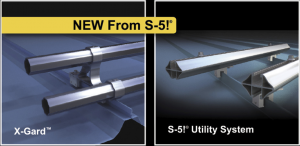 S-5! has released the X-Gard pipe snow-retention system and the S-5! Utility System. 