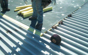 The most common use of a substrate board is on steel and wood decks.