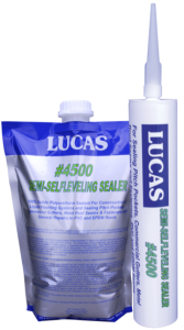 RM Lucas Co. has added two new package designs to the #4500 Semi-Self Leveling Joint Sealer.
