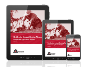 The Asphalt Roofing Manufacturers Association has converted its popular <em>Residential Asphalt Roofing Manual</em> into an eBook that is available in all major online retail bookstores.