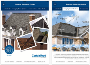 With the Free CertainTeed Roofing Guide app, homeowners can now easily drive inspiration for their home’s exterior color palette.