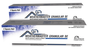 Atlas Roofing has released its WeatherMaster Granular SE underlayment, which can help prevent ice dams from forming.