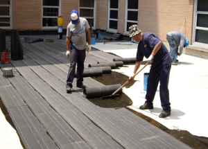 Viridian Systems has developed a variety of low-odor, solvent-free products for specialty roofing markets, such as schools, nursing homes, food producers and hospitals.