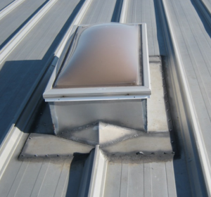 Seams around skylights and roof protrusions can cause roof vulnerabilities.