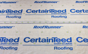 RoofRunner high-performance synthetic inderlayment from CertainTeed
