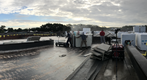 Strober-Wright Roofing executed a completed a tear-off and re-roof of the entire complex of Montgomery Lower Middle School. Approximately 130,000 square feet of roofing was removed and replaced with a two-ply modified bitumen system.