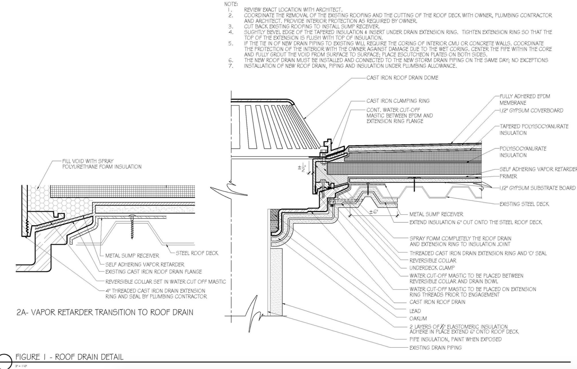 deck drain details