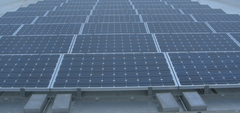 commercial solar array