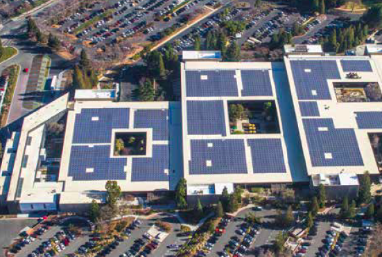 The building owner desired a roof with a life cycle that would mirror the 25-year life span of the solar panels, which cover 85 percent of the roof.