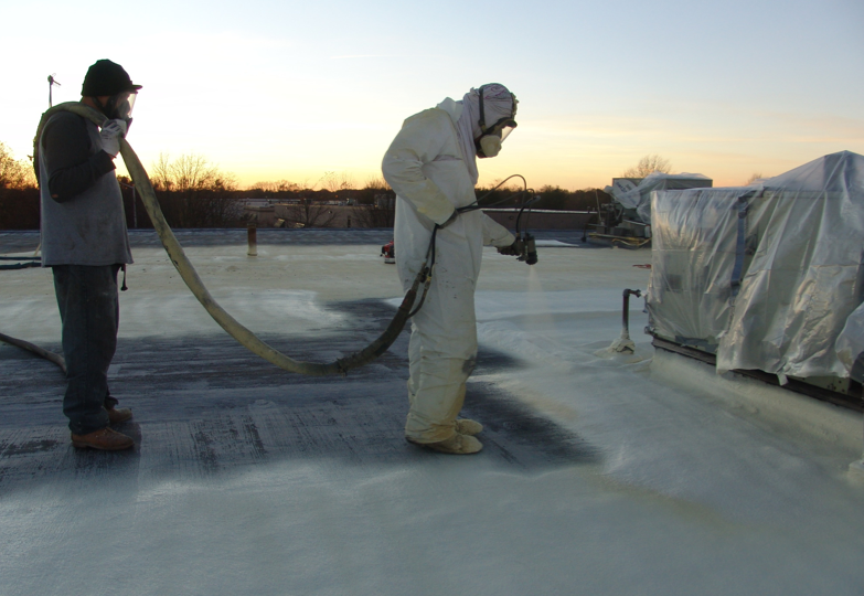 As a roofing material, closed-cell SPF acts as a protective roofing mechanism and a thermal insulator.