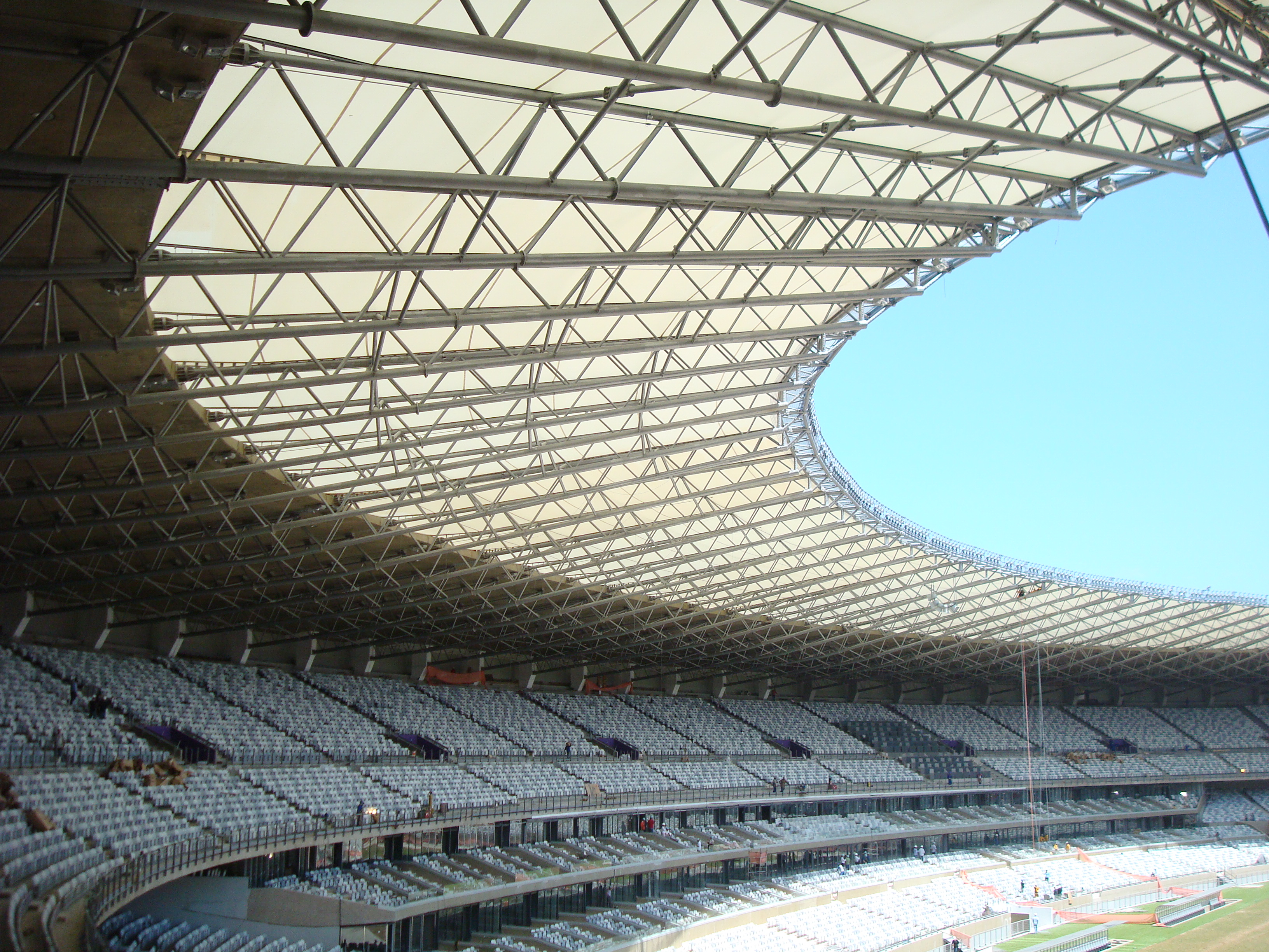 Estadio Mineirão, built in 1965 and listed as a national monument of Brazil, underwent a three-year modernization project to prepare for hosting six of the FIFA World Cup matches.