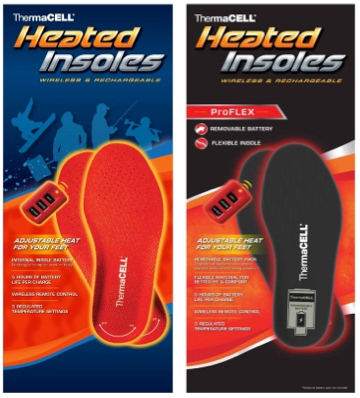 ThermaCELL Heated Insoles and ProFLEX ThermaCELL Heated Insoles