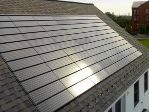 The lightweight, durable panels are resistant to wind uplift and can be integrated into an existing roof or with the installation of a new roof that combines solar panels and asphalt shingles or flat concrete tiles.