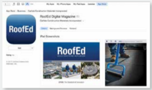 Carlisle SynTec Systems has made available its RoofEd eBook for download through iTunes and Google Play. 