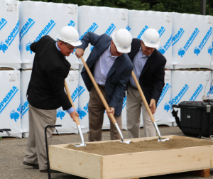 SOPREMA breaks ground for a new construction project.