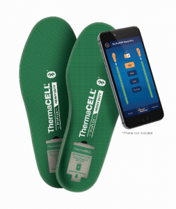 ThermaCELL Heated Insoles ProFLEX Heavy Duty operate through any smartphone via Bluetooth.
