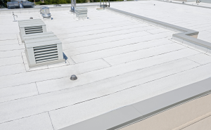 A 27,020-square-foot IKO Torchflex ArmourCool Granular Roofing System was installed.