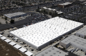 American International Industries manufactures cosmetics at the facility, and great care had to be taken to ensure no dust or fragments would fall from above and contaminate the products. Photo courtesy of Highland Commercial Roofing.