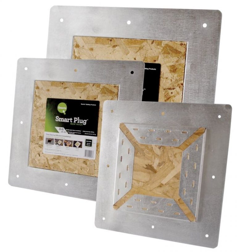 Roof Patch Covers Holes Left When Converting to Ridge Ventilation Roofing