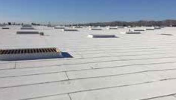 The reflective granulated cap sheet may be used as a cap or flashing sheet in built-up roof systems.