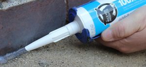 The 100 percent Silicone Sealant seals and repairs roofs, masonry, architectural sheet metal, and metal roof seams and fasteners.