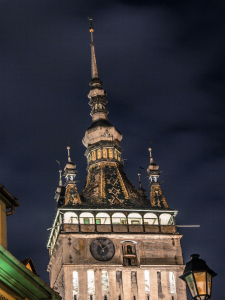 Photo 20. The Clock Tower in Sighișoara with enameled clay roof tiles. Photo: Mihai Răducanu.