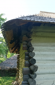 Photo 9. This building in Moldova is covered with wooden shingles made of fir, affixed with wooden nails made of yew. Village Museum in Bucharest. Photo Ana-Maria Dabija.