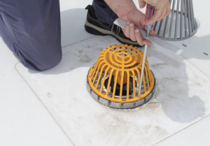 OMG Roofing Products introduces the Vortex Breaker Strainer Dome 