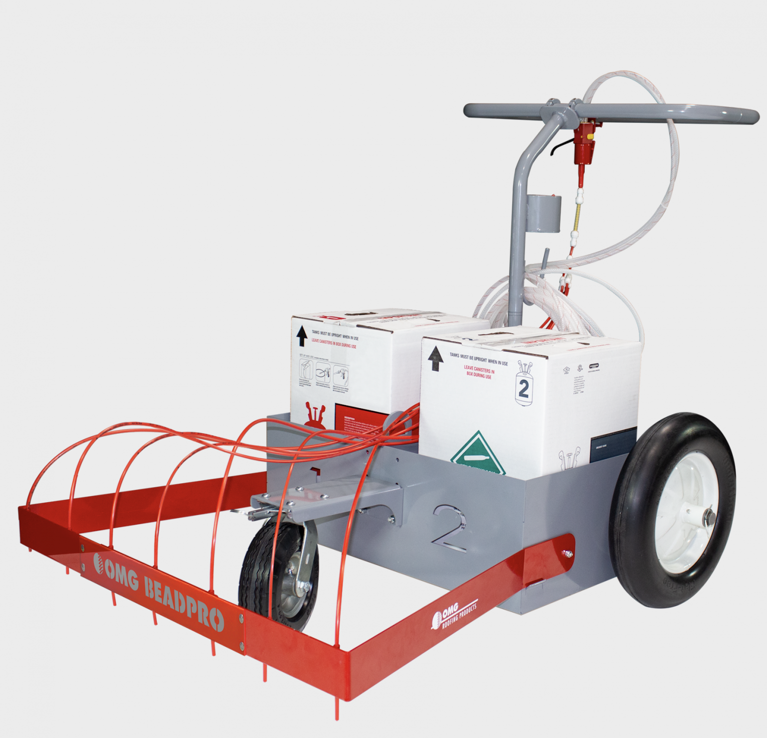 Adhesive Carts Updated to Enable 6 and 12Inch O.C. Bead Spacing Roofing