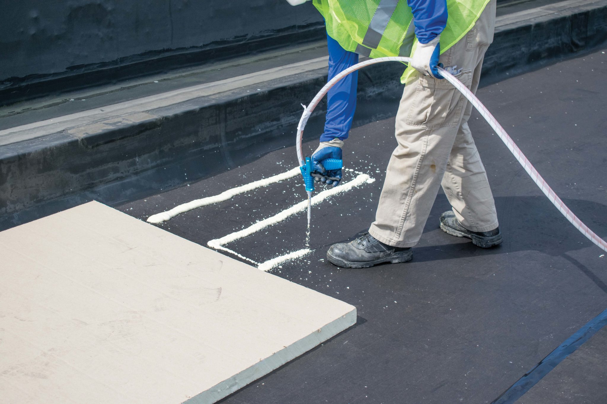 Commercial Roof Adhesive Roofing