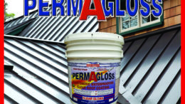 Nationwide Protective Coatings expands its PERMAPRODUCTS lineup of elastomeric roof coating systems with PERMAGLOSS, a 100 percent acrylic, elastomeric clear gloss finish that provides long-lasting protection from water and weathering for most surfaces.