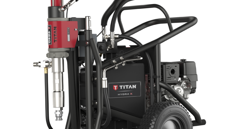 Titan introduces two new high-flow gas-powered roofing and protective coatings sprayers — the Hydra X 4540 and Hydra X 7230.