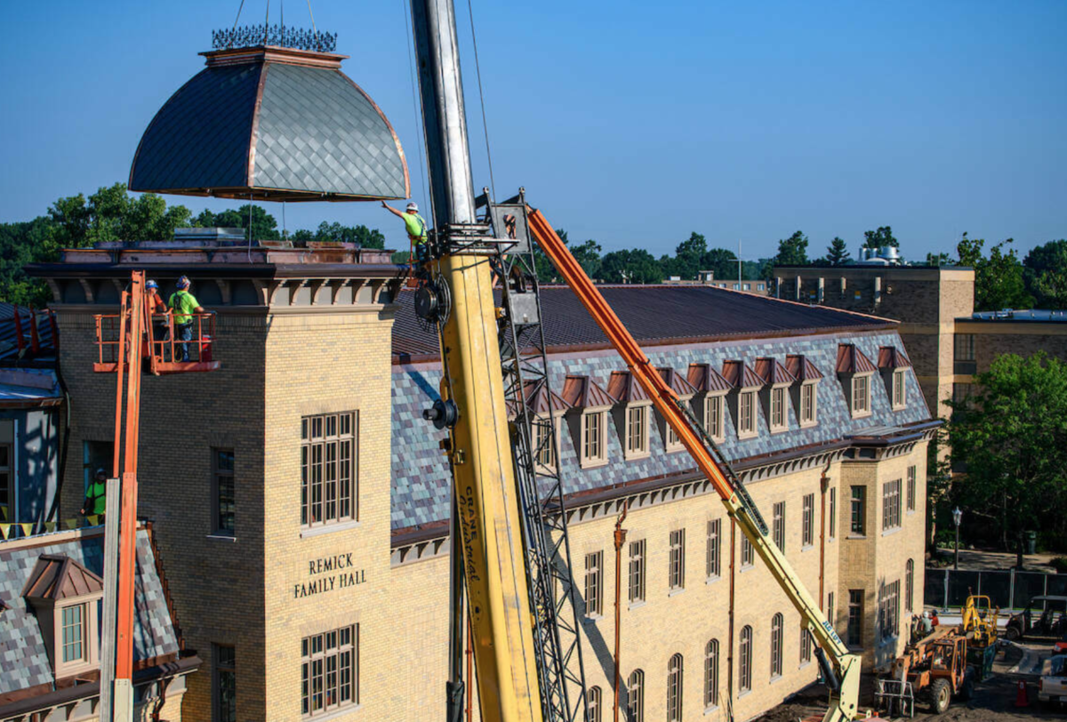 A New Roof System Shines in the Heart of Notre Dame’s Campus Roofing