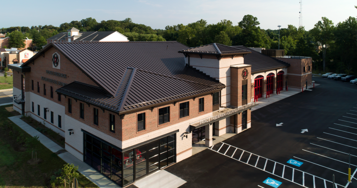 Metal-Roofed Fire Station Draws High Marks for Design and