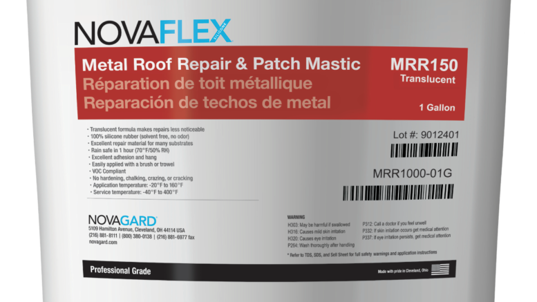 NovaFlex Metal Roof & Panel Adhesive Sealant - Novagard