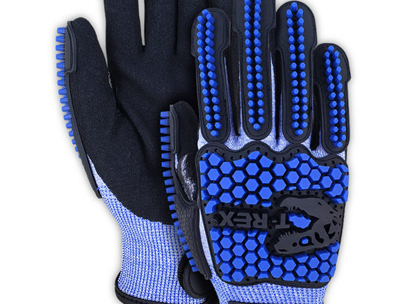 Magid introduces the TRX883– a glove featuring a revolutionary new Thermo Plastic Rubber (TPR) design that delivers the highest level of impact protection while also allowing 9 times more airflow than a standard impact glove.