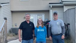 DryHome Roofing and Siding donated a new roof to Sterling, Virginia-based Asma Messaoudi, a single mother of four who has a disability, through its 21st annual Free Roof for the Holidays program.