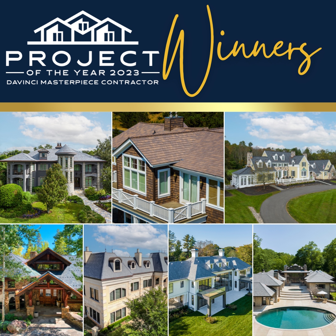 DaVinci Roofscapes has announced the seven outstanding winners of the 2023 DaVinci Masterpiece Contractor Project of the Year Awards.