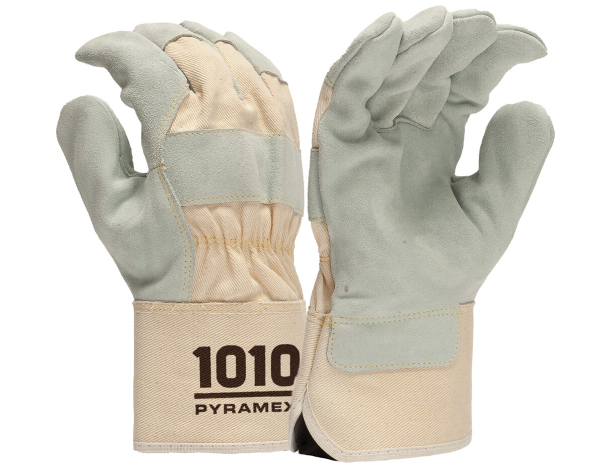 Pyramex announces its newest offering in hand protection: the GL1010W premium cowhide safety cuff glove.