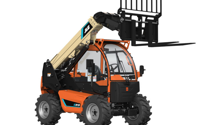 JLG Industries, Inc., an Oshkosh Corporation business, unveils the E313 telehandler.